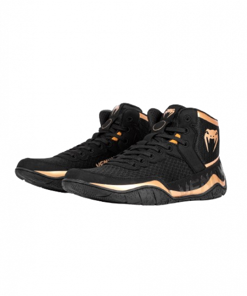 Venum Elite Wrestling Shoes schwarz/bronze